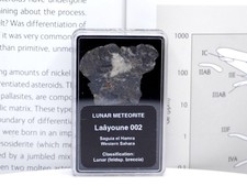 Laâyoune 002 Lunar Meteorite - Authentic Moon Rock, Rare and Certified picture