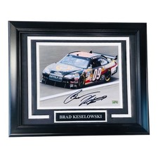 Brad Keselowski Autographed NASCAR Deluxe Framed 8x10 Photo picture