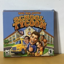 School Tycoon 2003 COMPUTER PC CD-ROM Game Windows MINT IN BOX picture