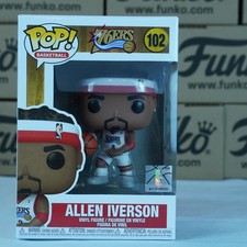 Funko Pop NBA Basketball Allen Iverson #102 Philadelphia 76ers Sixers Figure picture
