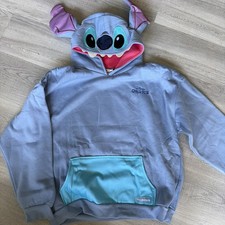 Disney on Ice Stitch Hoodie Blue/Light Blue Adult Size XL   picture