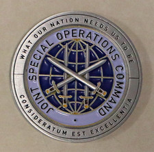 Commander / CSM Joint Special Operations JSOC Tier-1 SMU Challenge Coin picture