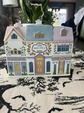The Lenox Village Recipe Box & Lid Unopened Recipe Cards 1994 Vintage picture