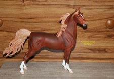 OOAK CM Breyer Traditional Saddlebred Stallion  Custom Chestnut Horse picture
