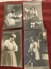Antique German Women Postcards lot of (4) picture