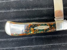 Case XX Classic 7223 Jumbo Trapper Knife 1993 Good Earth Handles Complete NR picture