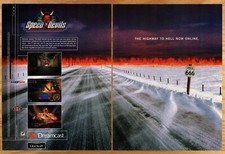 Speed Devils Online Racing Dreamcast - 2 Page Game Print Ad / Poster Promo 2001 picture
