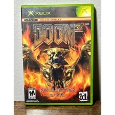 Doom 3: Resurrection of Evil (Microsoft Xbox) CIB, OG Original- Tested. picture