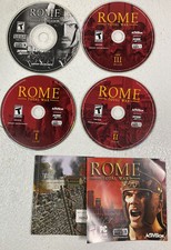 Rome: Total War Set- PC CD-ROM, 2004 + Barbarian Invasion 4 Disc picture