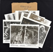 Vintage 1983 Return Of The Jedi Original Movie Film Stills 8x10 Photo Lot Of 7 picture
