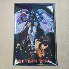 VTG Mobile Suit Gundam Wing Metallic Poster Rare Anime picture