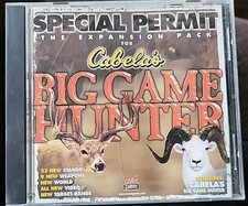 Cabela's Big Game Hunter Special Permit Expansion Pack PC CD-ROM Vintage picture