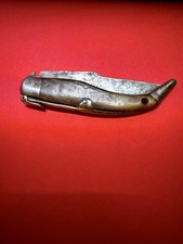 Vintage Spanish Navaja 11 B Bustos Santiago Bustos Navarro Horn Handle 3.5” picture