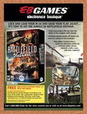 2004 Battlefield Vietnam EB Games Original Advertisement / Retro Promo v3 picture