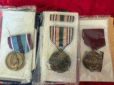 Early 1990s US Militaria Navy Conduct  SW Asia & Humanitarian Boxed Medals MT1-7 picture