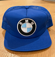 Vintage 1980’s BMW New Era Mesh Snapback Hat Made in USA picture