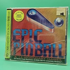 Epic Pinball & 15 Legendary Games Vintage SHAREWARE PC CD ROM BRAND NEW Heretic picture