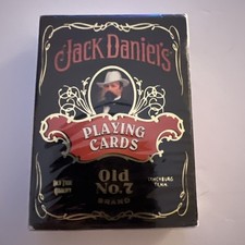Sealed Jack Daniel’s Old No 7 Tennessee Whiskey Playing Cards Hoyle USA 2002 picture