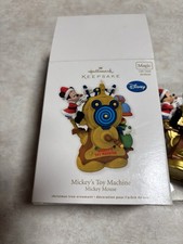 2012 Hallmark Keepsake Ornament Mickey's Toy Machine Disney Magic Sound Motion picture