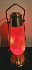 1970 Lava Coachlite Lava Lite Model 6000 Lantern Lava Lamp Brass Working MCm 18