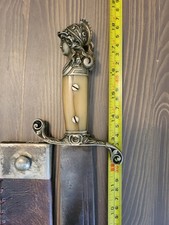 Antique Late 19th Century European Bowie Knife w/Sheath picture