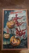 Vintage Halloween Postcard Original Tucks SHIPS FREE IN THE USA picture