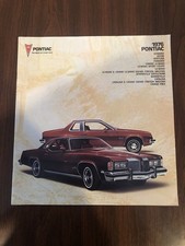1976 Pontiac Original NOS Deluxe Sales Brochure Firebird Grand Prix Cars picture