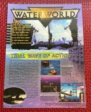 Water World Virtual Boy Nintendo Print Ad Poster Art 8”x 10.5” Vintage Colorful picture