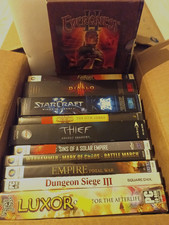 PC Game Lot of 11 Games RPG Strategy Bundle StarCraft II/KOTOR-Star Wars/Fallout picture