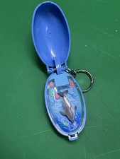 1993 Takara Pocket Critter Dolphin World Keychain Working Excellent Condition picture