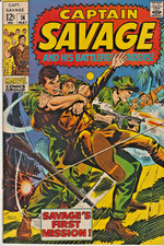 CAPTIAN SAVAGE AND HIS BATTLEFIELD RAIDERS #14  MARVEL  SILVER-AGE 1969  NICE picture
