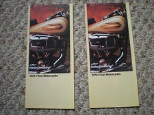 NOS AMF VINTAGE HARLEY 1979 V-TWIN FXS FXE FLH LOW RIDER ELECTRA GLIDE BROCHURE picture