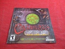 Carnivores Cityscape PC Computer Instruction Manual Booklet ONLY #S1 picture