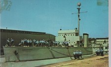 Navy Ship The Commodore Postcard Bainbridge MD US Naval Training Center Vintage picture