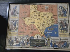 Very Rare 1936 Texas Centennial Poster Montgomery Ward picture