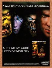 2002 WarCraft III Reign Of Chaos BradyGames Original Advertisement / Promo v6 picture