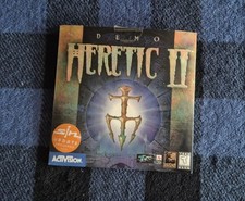 HERETIC II 2 - DEMO CD-ROM IN ORIGINAL CARDBOARD SLEEVE - RARE picture