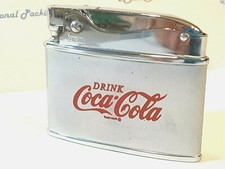 Vintage MIB NOS NEVER FIRED FLAT Drink COCA COLA Adv LIGHTER / VVHTF  [4594] picture