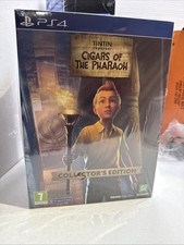 TinTin Reporter Cigars Of The Pharoah PS4 COLLECTORS EDITION NEW US SELLER picture