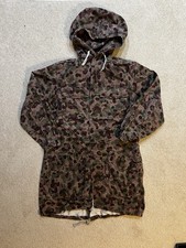 Vtg 1961 Austrian Bundesheer KAZ 59 HBA Pea Dot Camouflage Hooded Field Parka M picture