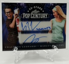 Chauncey Leopardi & Marley Shelton 2026 Leaf Pop Century Auto /3 The Sandlot picture