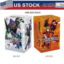 LOT 2 KAYOU 2025 Evangelion Official Trading Cards Booster Box Vol 1&2 Anime EVA picture