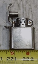 Vintage Ford Trucks Lighter KGM Thunderbird Bronze Flip Top Wic Lighter picture