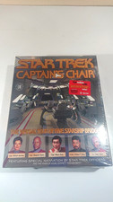 Vintage 1997 Star Trek Captain's Chair Simulation Tour Big Box PC Game Brand New picture