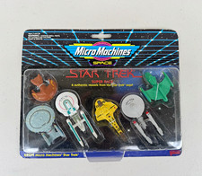 Micro Machines Star Trek Super Replica Authentic Vessels Space Ship Set picture