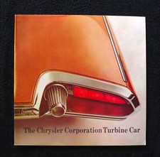 1963 1964 CHRYSLER Corporation TURBINE CAR GHIA Brochure MINT NOS EXC JAY LENO picture