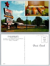 Vintage Star of America Motel Americus Georgia Roadside Chrome Postcard picture