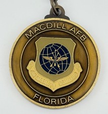 MacDill Air Force Base Florida Air Mobility Command USAF Military Keychain Fob picture