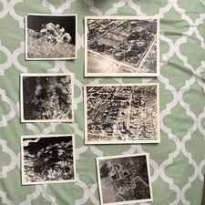 Lot of 6 Original WWII US Aerial Photos Austria 1944 & Winter 1943-44 picture