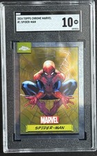 2024 Topps Chrome Marvel Spider-Man #1 SGC 10 GEM MINT 🕸️🔥 picture